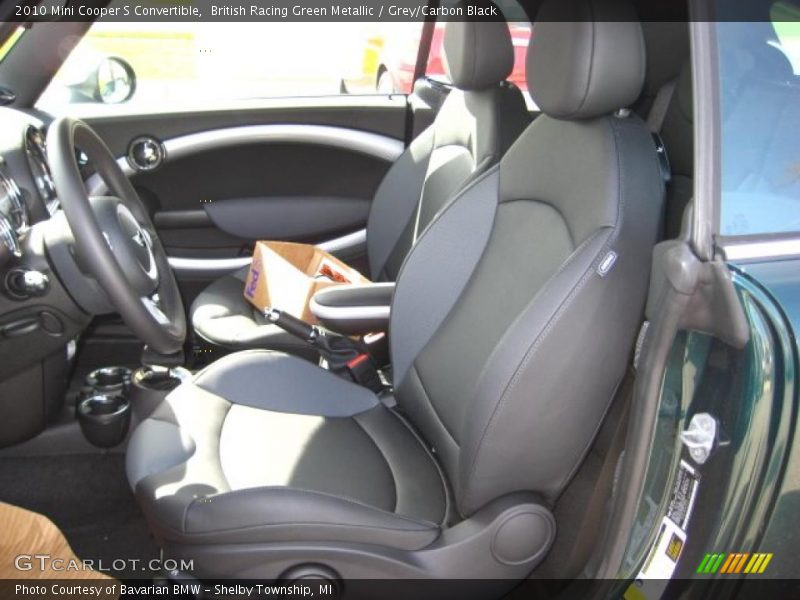 British Racing Green Metallic / Grey/Carbon Black 2010 Mini Cooper S Convertible