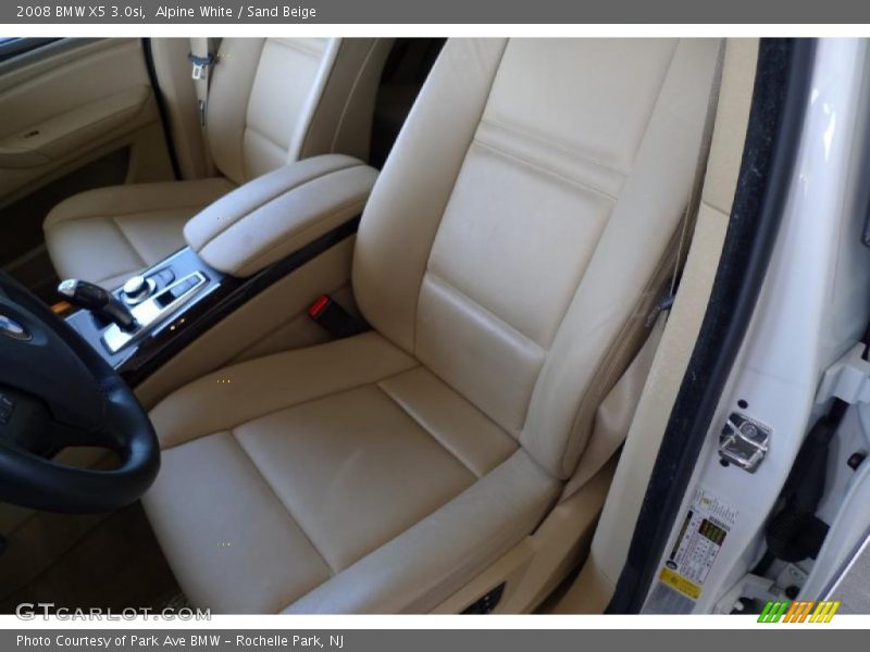 Alpine White / Sand Beige 2008 BMW X5 3.0si