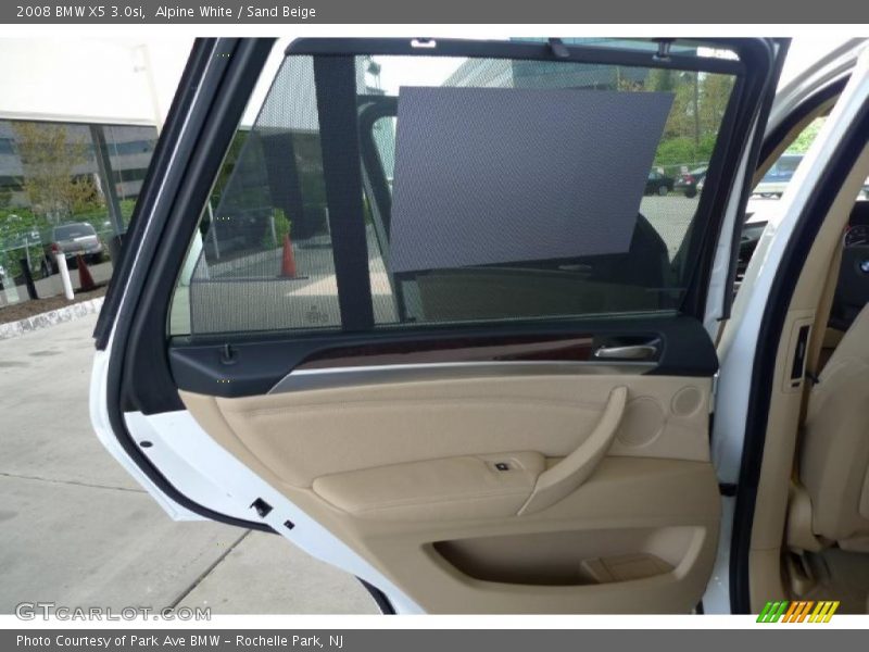 Alpine White / Sand Beige 2008 BMW X5 3.0si