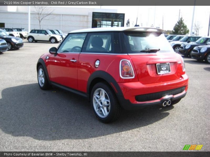 Chili Red / Grey/Carbon Black 2010 Mini Cooper S Hardtop