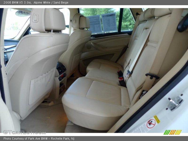 Alpine White / Sand Beige 2008 BMW X5 3.0si