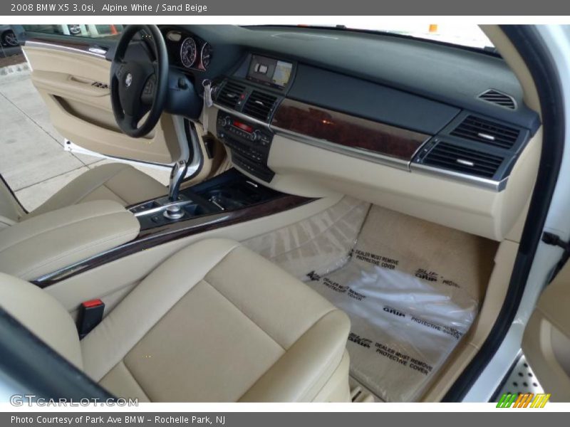 Alpine White / Sand Beige 2008 BMW X5 3.0si