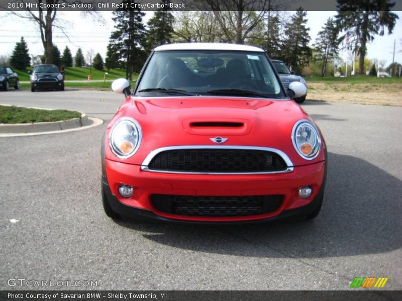 Chili Red / Grey/Carbon Black 2010 Mini Cooper S Hardtop