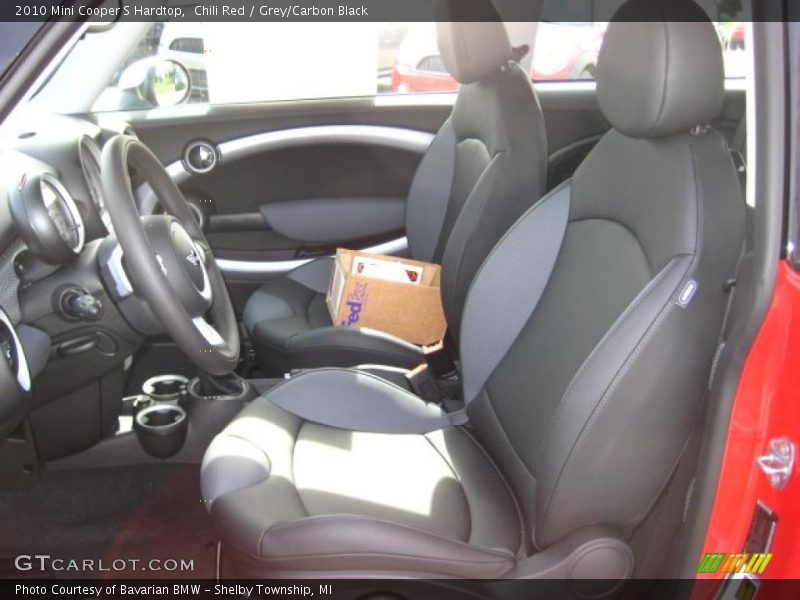 Chili Red / Grey/Carbon Black 2010 Mini Cooper S Hardtop