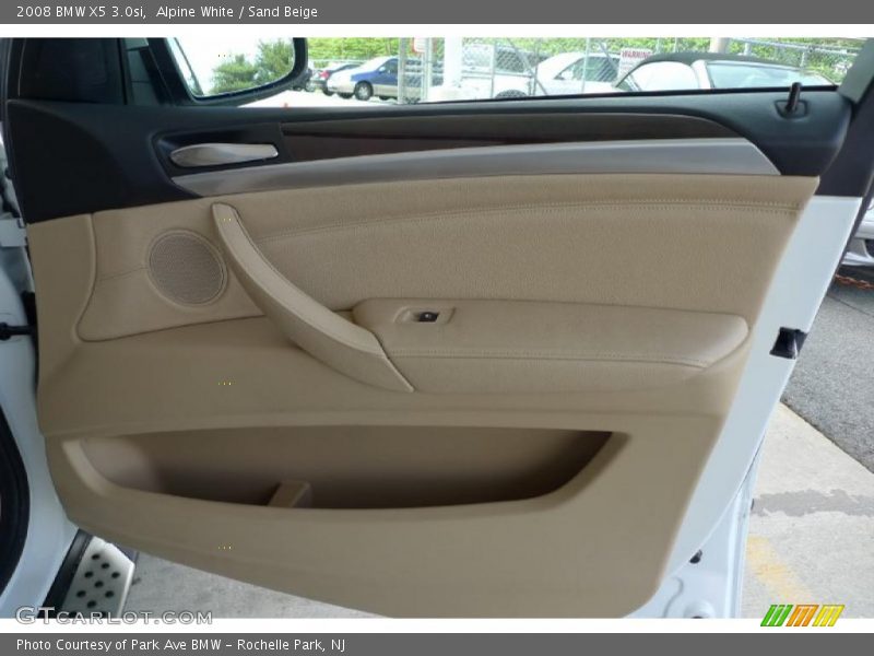 Alpine White / Sand Beige 2008 BMW X5 3.0si