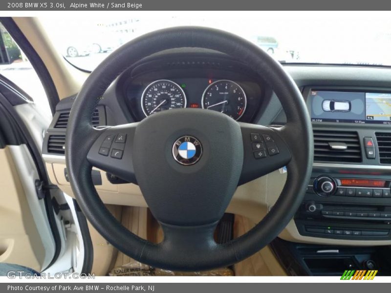 Alpine White / Sand Beige 2008 BMW X5 3.0si