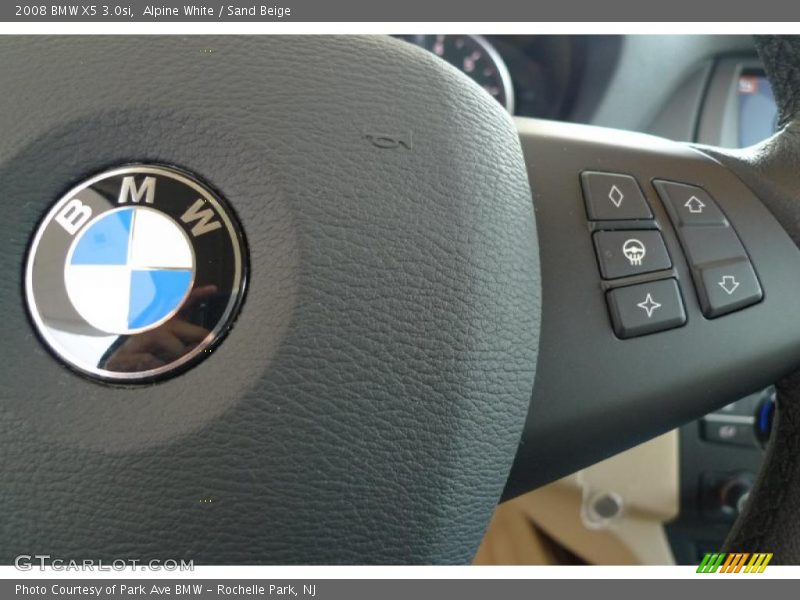 Alpine White / Sand Beige 2008 BMW X5 3.0si