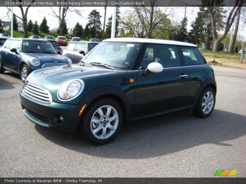 British Racing Green Metallic / Grey/Carbon Black 2010 Mini Cooper Hardtop