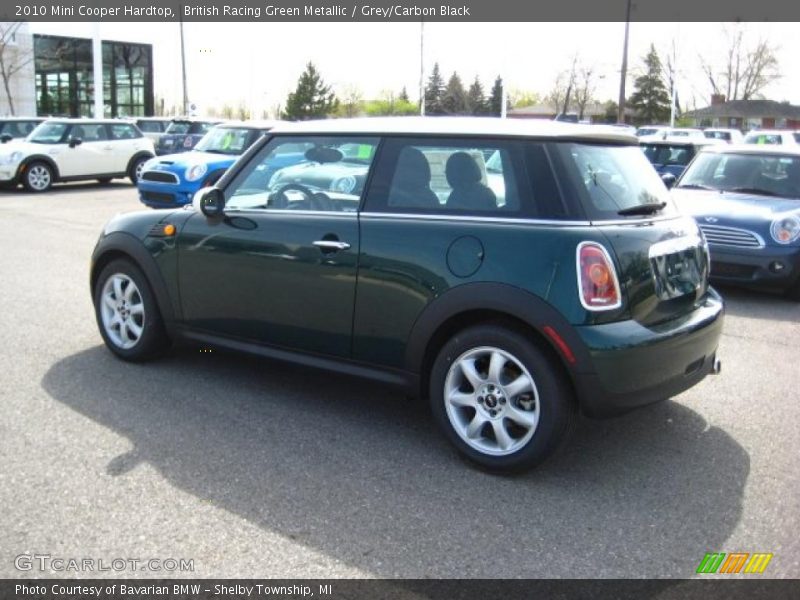 British Racing Green Metallic / Grey/Carbon Black 2010 Mini Cooper Hardtop
