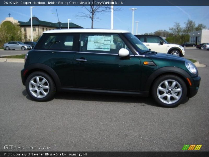 British Racing Green Metallic / Grey/Carbon Black 2010 Mini Cooper Hardtop