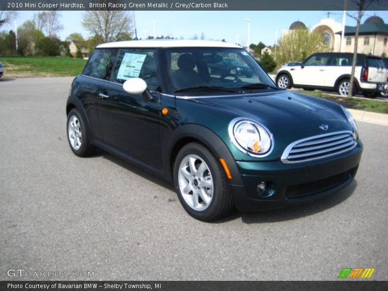 British Racing Green Metallic / Grey/Carbon Black 2010 Mini Cooper Hardtop