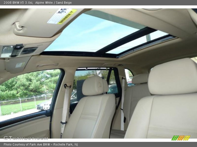 Alpine White / Sand Beige 2008 BMW X5 3.0si