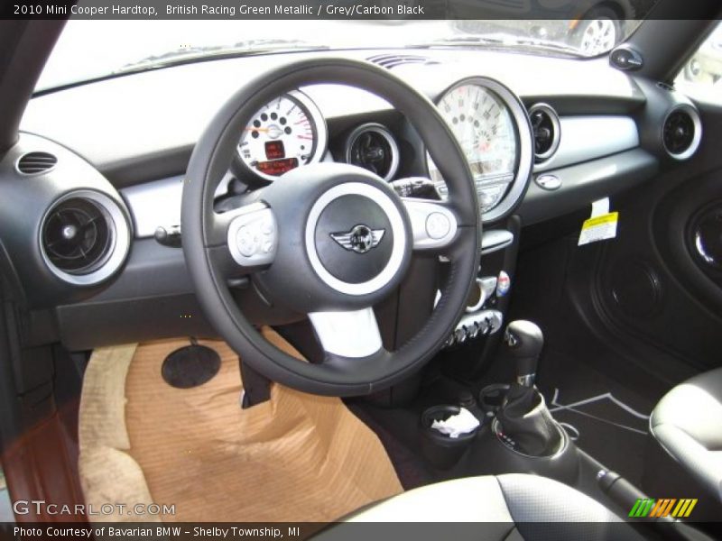 British Racing Green Metallic / Grey/Carbon Black 2010 Mini Cooper Hardtop