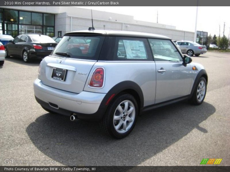 Pure Silver Metallic / Grey/Carbon Black 2010 Mini Cooper Hardtop