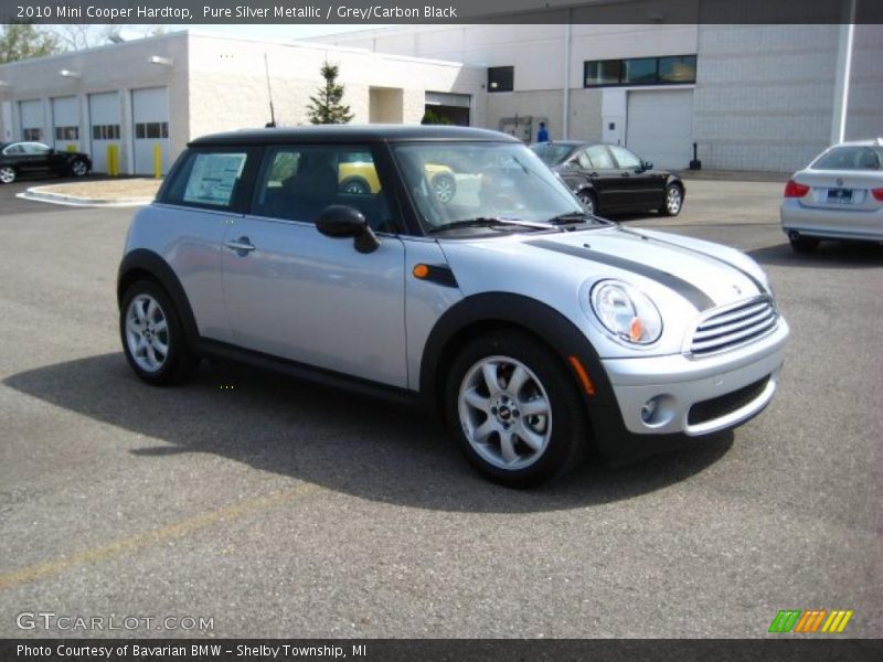 Pure Silver Metallic / Grey/Carbon Black 2010 Mini Cooper Hardtop