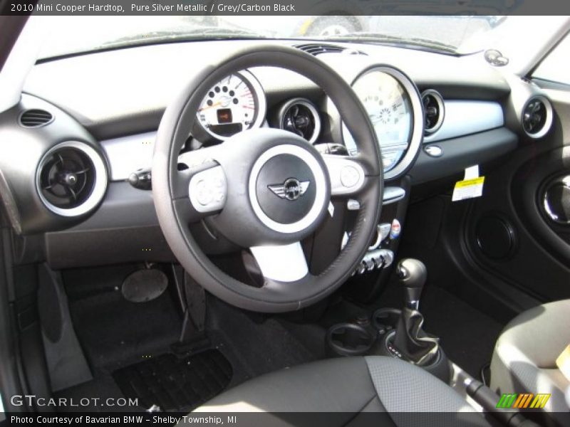 Pure Silver Metallic / Grey/Carbon Black 2010 Mini Cooper Hardtop