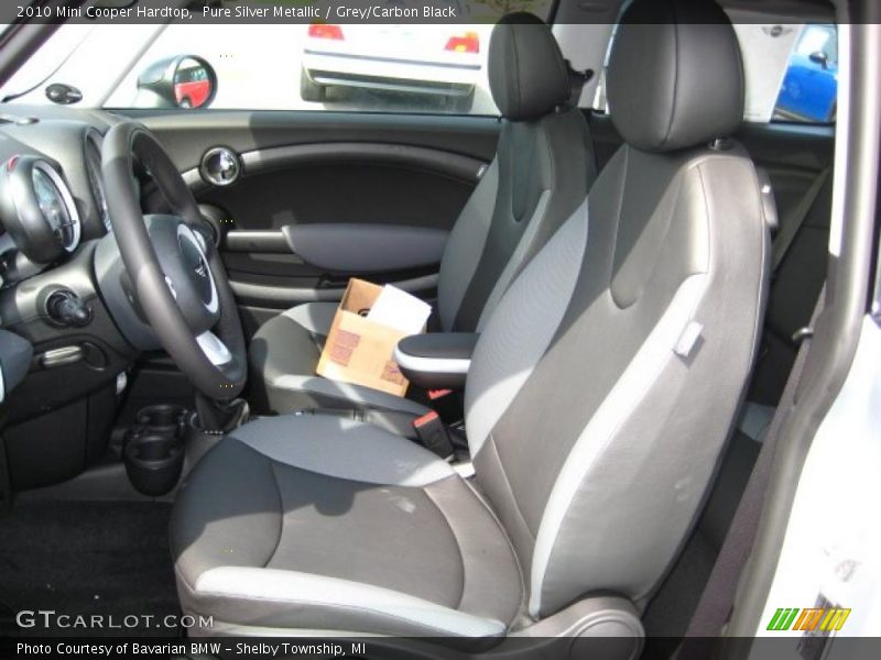Pure Silver Metallic / Grey/Carbon Black 2010 Mini Cooper Hardtop