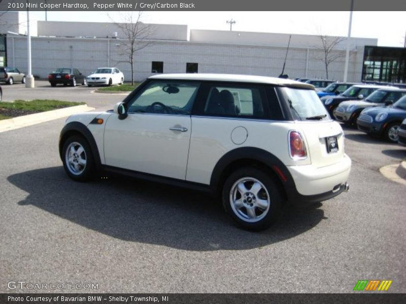 Pepper White / Grey/Carbon Black 2010 Mini Cooper Hardtop