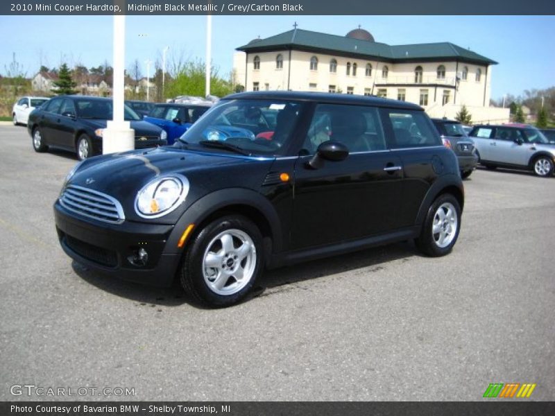 Midnight Black Metallic / Grey/Carbon Black 2010 Mini Cooper Hardtop