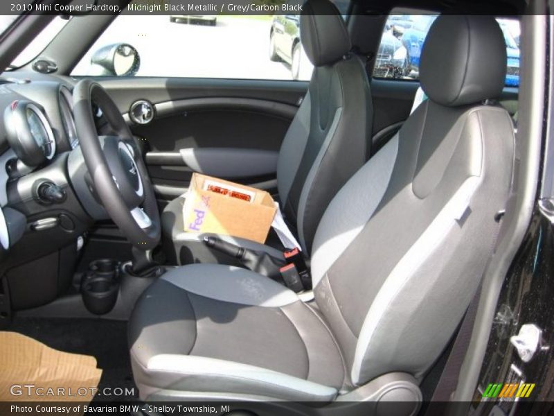 Midnight Black Metallic / Grey/Carbon Black 2010 Mini Cooper Hardtop
