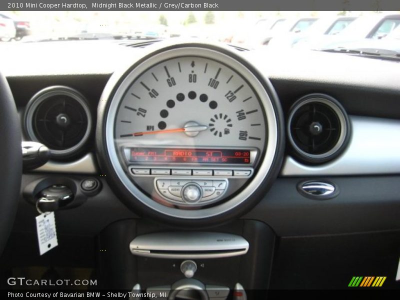 Midnight Black Metallic / Grey/Carbon Black 2010 Mini Cooper Hardtop
