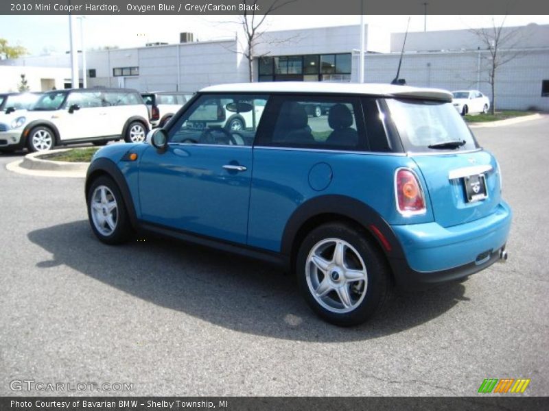 Oxygen Blue / Grey/Carbon Black 2010 Mini Cooper Hardtop