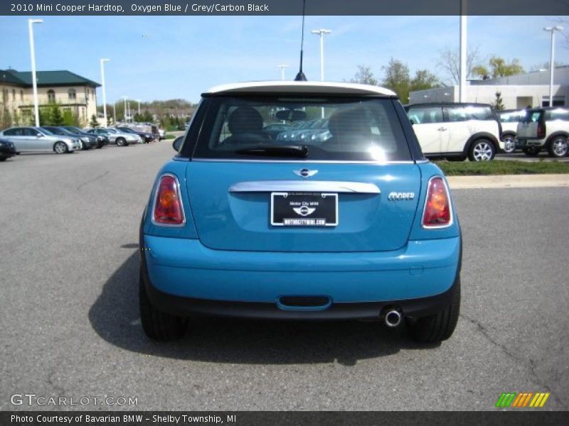 Oxygen Blue / Grey/Carbon Black 2010 Mini Cooper Hardtop