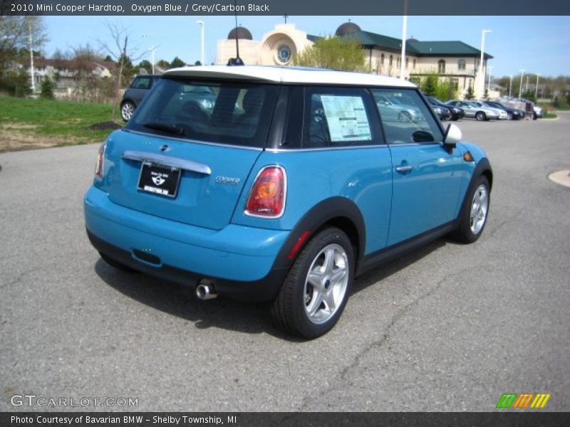 Oxygen Blue / Grey/Carbon Black 2010 Mini Cooper Hardtop