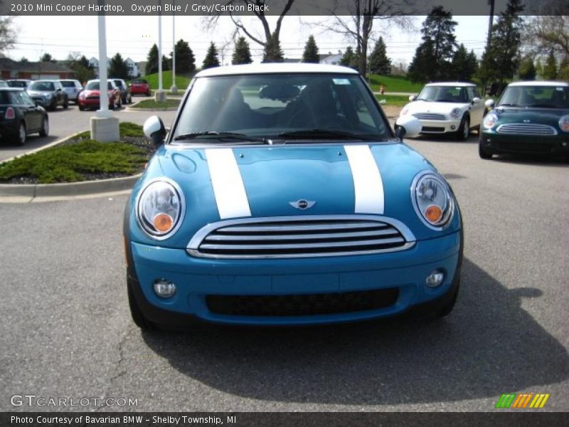 Oxygen Blue / Grey/Carbon Black 2010 Mini Cooper Hardtop