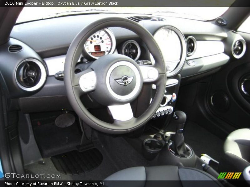 Oxygen Blue / Grey/Carbon Black 2010 Mini Cooper Hardtop