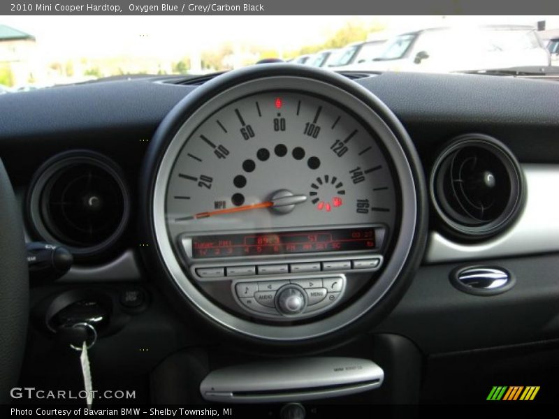 Oxygen Blue / Grey/Carbon Black 2010 Mini Cooper Hardtop