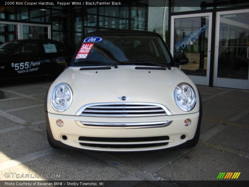 Pepper White / Black/Panther Black 2006 Mini Cooper Hardtop