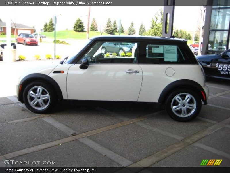 Pepper White / Black/Panther Black 2006 Mini Cooper Hardtop