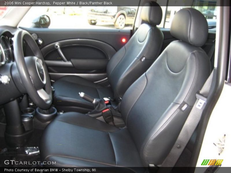 Pepper White / Black/Panther Black 2006 Mini Cooper Hardtop