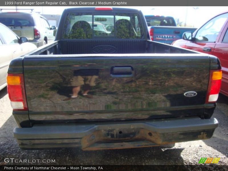 Black Clearcoat / Medium Graphite 1999 Ford Ranger Sport Regular Cab