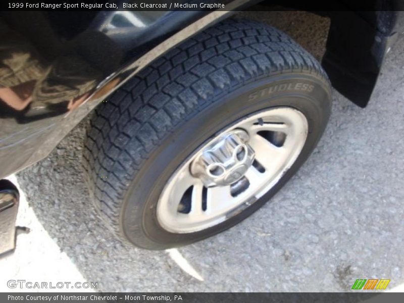 Black Clearcoat / Medium Graphite 1999 Ford Ranger Sport Regular Cab