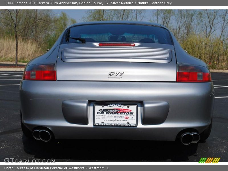 GT Silver Metallic / Natural Leather Grey 2004 Porsche 911 Carrera 40th Anniversary Edition Coupe