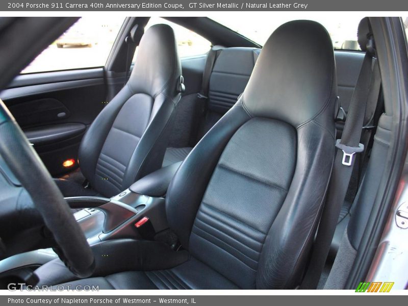 GT Silver Metallic / Natural Leather Grey 2004 Porsche 911 Carrera 40th Anniversary Edition Coupe
