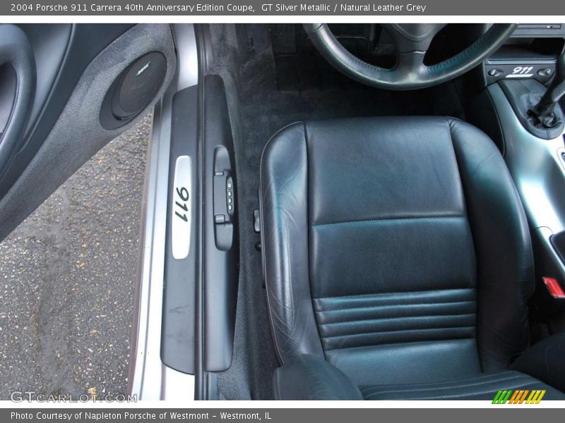 GT Silver Metallic / Natural Leather Grey 2004 Porsche 911 Carrera 40th Anniversary Edition Coupe