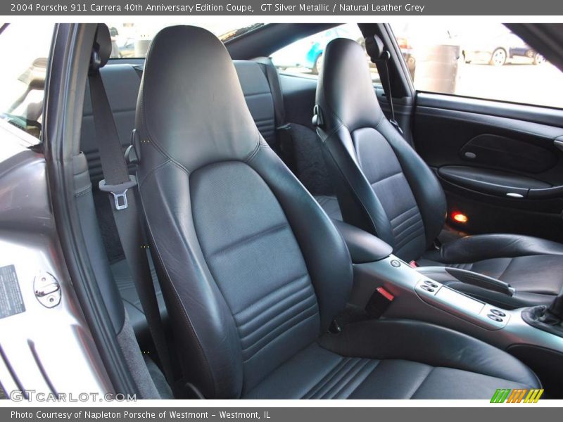 GT Silver Metallic / Natural Leather Grey 2004 Porsche 911 Carrera 40th Anniversary Edition Coupe