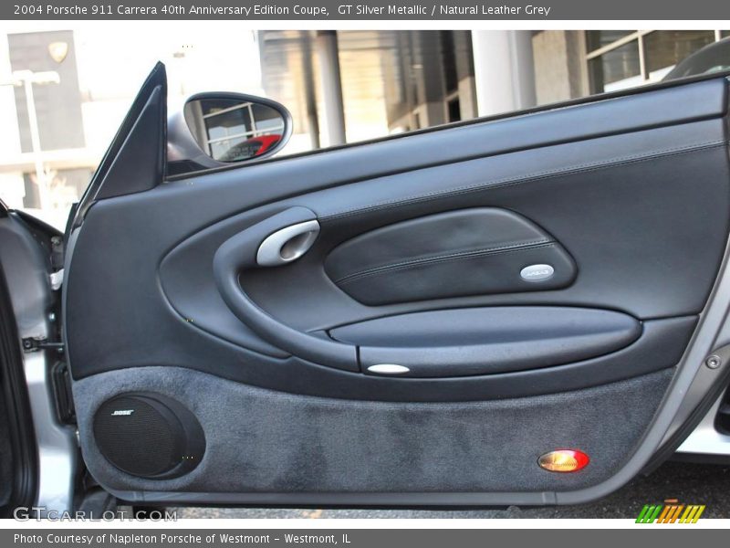 GT Silver Metallic / Natural Leather Grey 2004 Porsche 911 Carrera 40th Anniversary Edition Coupe