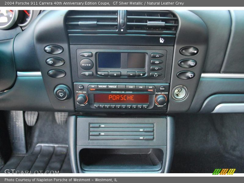 GT Silver Metallic / Natural Leather Grey 2004 Porsche 911 Carrera 40th Anniversary Edition Coupe