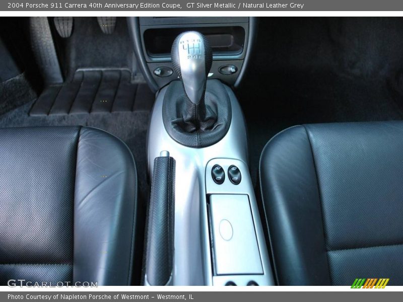 GT Silver Metallic / Natural Leather Grey 2004 Porsche 911 Carrera 40th Anniversary Edition Coupe