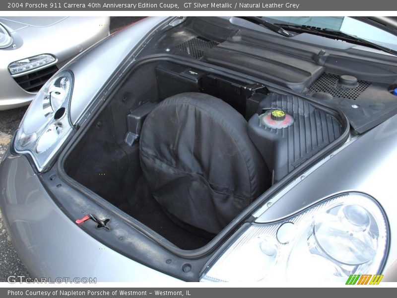 GT Silver Metallic / Natural Leather Grey 2004 Porsche 911 Carrera 40th Anniversary Edition Coupe
