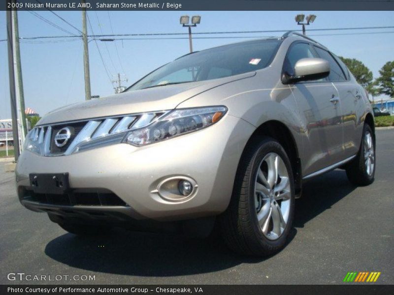 Saharan Stone Metallic / Beige 2009 Nissan Murano LE AWD