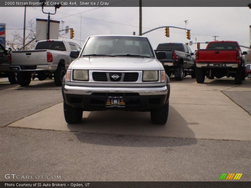 Silver Ice / Gray 2000 Nissan Frontier XE Crew Cab 4x4