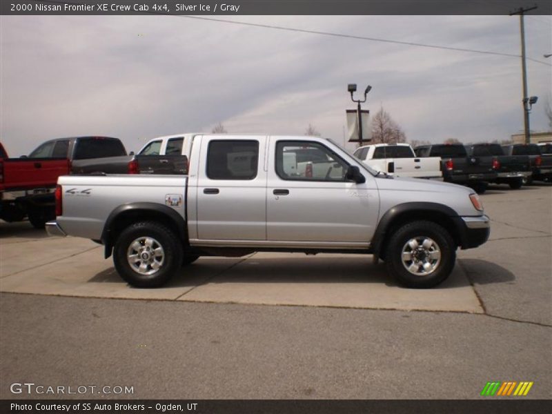 Silver Ice / Gray 2000 Nissan Frontier XE Crew Cab 4x4