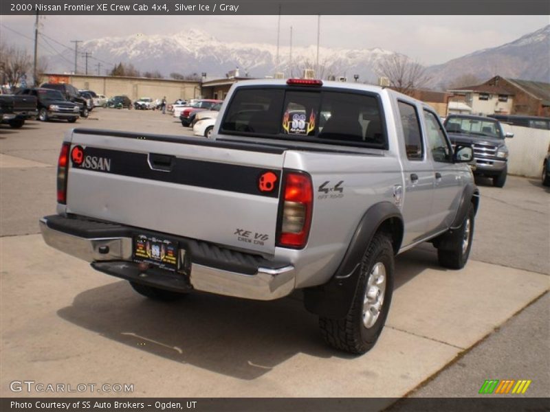 Silver Ice / Gray 2000 Nissan Frontier XE Crew Cab 4x4