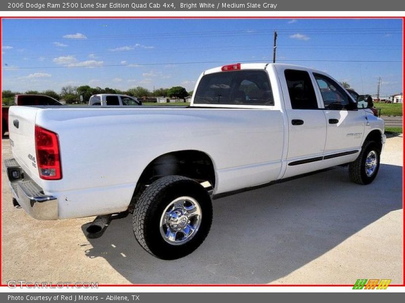 Bright White / Medium Slate Gray 2006 Dodge Ram 2500 Lone Star Edition Quad Cab 4x4