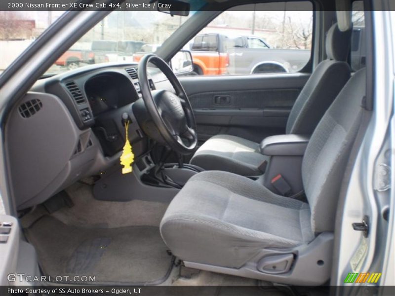 Silver Ice / Gray 2000 Nissan Frontier XE Crew Cab 4x4